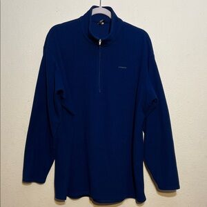 Patagonia  Men's Blue Fleeced Capilene Pull Over Size XXL